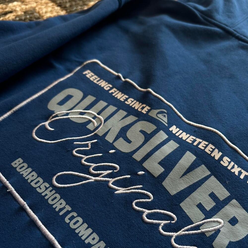 Vintage quiksilver original zip up hoodie